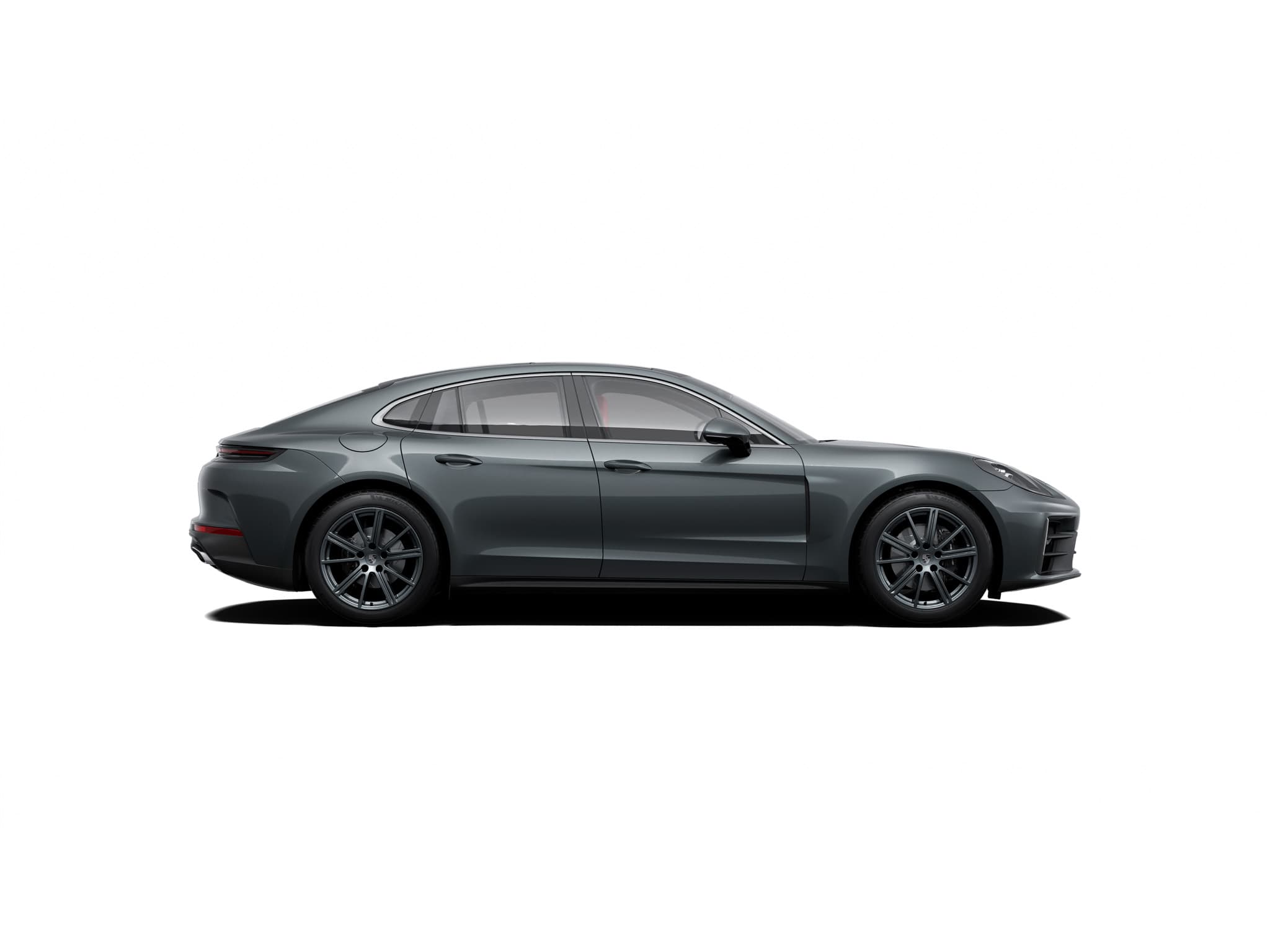 2024 Panamera in Volcano Grey Metallic and 20-inch Panamera Turbo wheels